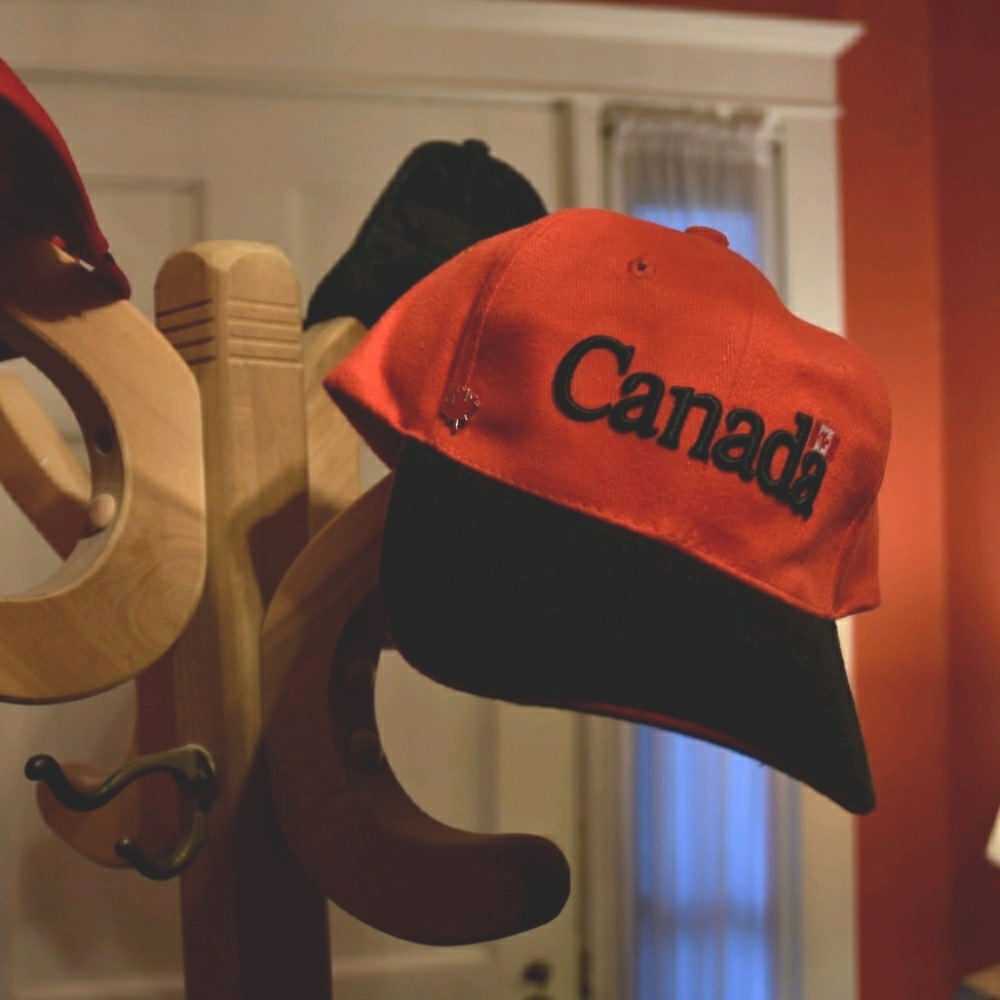 Canada Hat with Maple Leaf Pin!